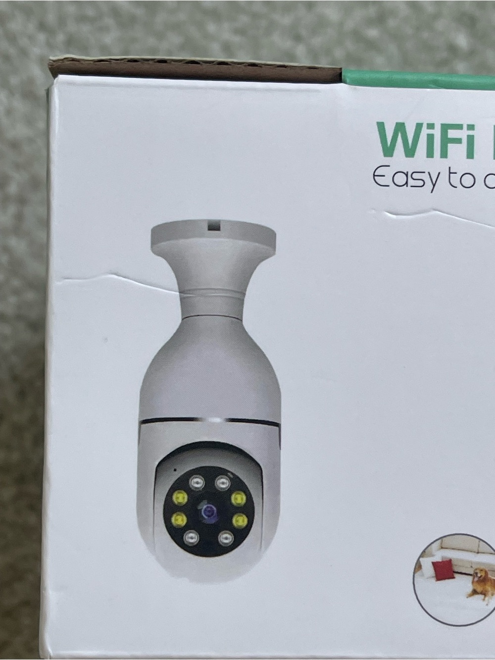 Outdoor WiFi Security Camera - White